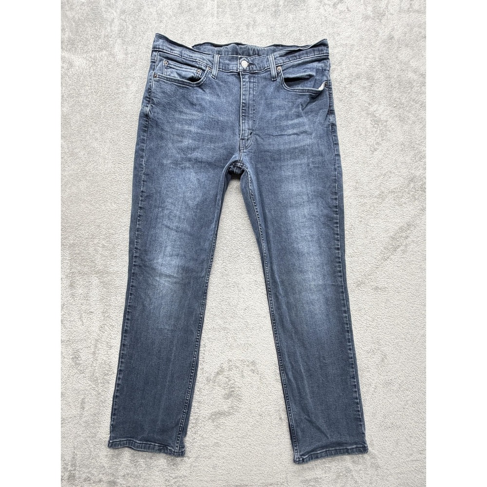 Levis 514 Jeans Mens Measured 36x30 Blue Straight Denim Zip Fly Medium Wash